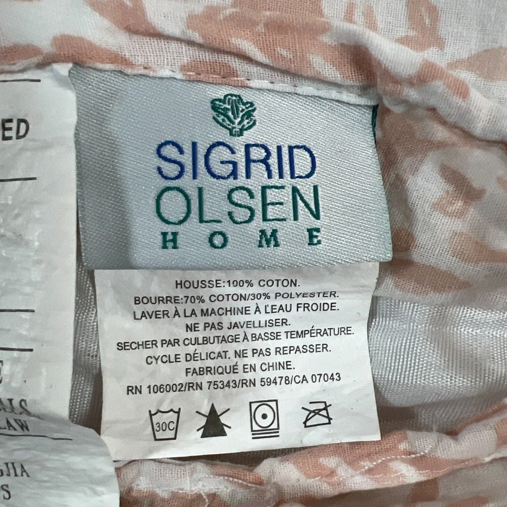 Set Of 2 Sigrid Olsen Home Standard Pillow Shams 21